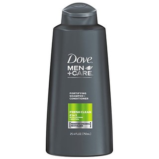 Dove Men+Care Fresh & Clean Shampoo + Conditioner 750ml