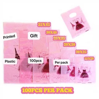 100 pcs Printed plastic bag makapal HD 100pcs per pack THANK YOU PLASTIC