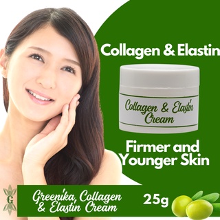 [ COLLAGEN + FIRMING CREAM ] Greenika Collagen Elastin Cream Skin Firming Anti Aging Cream Vitamin