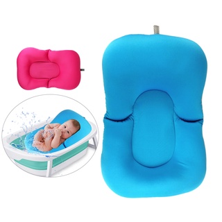 Baby shower bedBaby Bath Cushion, Newborn Bath Anti-Slip Cushion Seat, Infant Floating Bather Bathtu