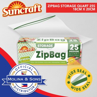 Suncraft Zipbag Storage Quart 25S