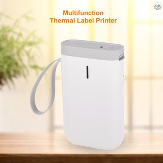✲ready stock✲ Portable Thermal Label Printer Handheld Name Price Sticker Printer BT Connection with USB Cable 5 Rolls Thermal Paper for Home Office Supermarket Store