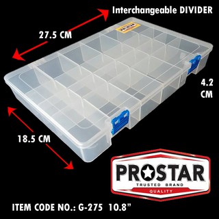 Prostar Plastic Box G series G275 10.8"