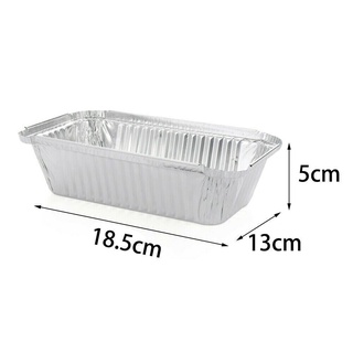 MIQUEL 50 Pcs Grease Drip Pan Replacement Kitchen Supplies BBQ Drip Pan Disposable Recyclable Tin Outdoor Barbecue Aluminum Foil Kitchenware/Multicolor (2)