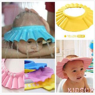 KidsupSafe Shampoo Shower Bath Caps Protect Soft Cap Baby Childrens Kids Unisex Hat