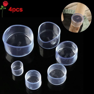 ROSE 4pcs/set New Furniture Feet Cups Non-Slip Covers Chair Leg Caps Floor Protectors Table Round Bottom Socks Silicone Pads