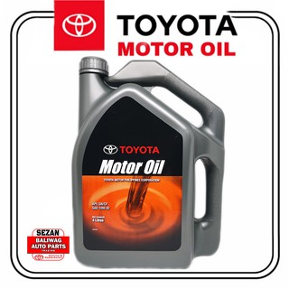 ORIGINAL TOYOTA MOTOR OIL SEMI-SYNTHETIC 10W-30 4 LITERs GASOLINE AND DIESEL PART NO. 08880-83865