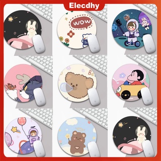 【Buy one free one】Cute Cartoon Mouse Pad Durable Round Mousepad Non-slip Soft Laptop Mouse Mat Waterproof