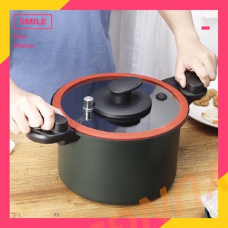 【1-2 shipments】 Micro pressure cooker new style stew pot non-stick soup pot Multifunctional