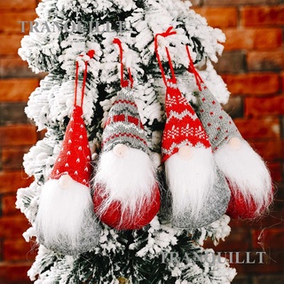 tranquillt Christmas Gnomes Cute Plush Doll Pendant Xmas Tree Hanging Ornament Home Decor