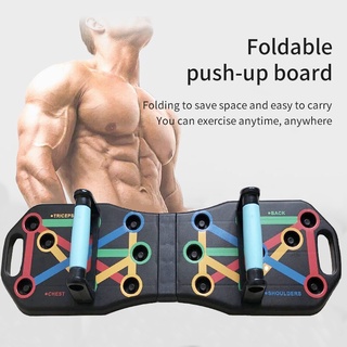 Push-up board support aid can be folded