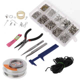 Jewelry Making Repair Tool Kit Jewelry Findings Beading Wires for Beginners (1)