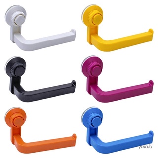 Kiki. Suction Cup Toilet Paper Holder Bathroom Hooks for Towel Wall Mounted Toilet Roll Holder Tissue Paper Towel Dispenser