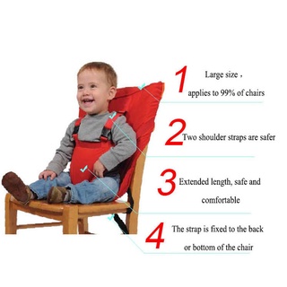 Baby Portable Seat Kids Chair Travel Foldable Washable Infant Dining High Dinning Cover Seat Safety