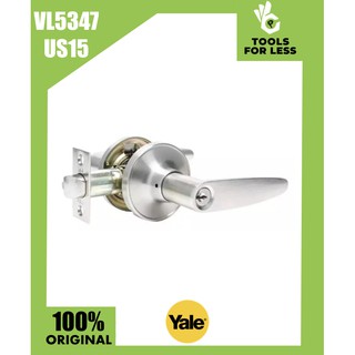 Yale Tubular Entrance Door Knob Lever Set Chrome VL5347 US15 Antique Brass VL5347 US5 Gold VL5347US3