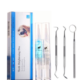 Pet Teeth Repairing Kit Dog Teeth Cleaning Tools Dogs Tartar Remover Dental Tools Set Teeth Whitening Cleaner Pet Products