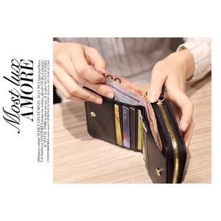 Mumu Korean Cute Fashion Women PU Leather Mini Wallet Card Key Holder Coin Purse #1036 (7)