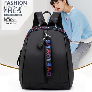 LINQING Korean cute satchel school bag back pack