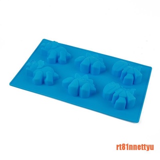 【NNET】3D Dinosaur Silicone Soap Mold Cake Chocolate Candy Fondant Candle Soa (9)