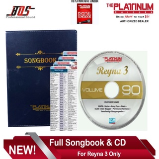 Platinum Reyna 3 Songbook + Songlist + Updated CD as of Dec.2021 (Vol.90)