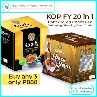 Kopify Coffee, Choco 20 in 1 healthy, slimming, whitening, detox mix
