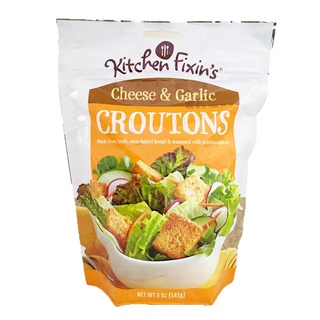 Kitchen Fixins Cheese & Garlic Croutons 141g {Made in USA}