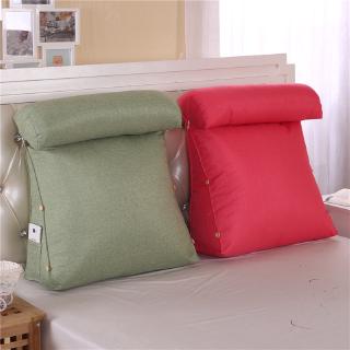 Big Triangle Sofa Cushion Back Pillow Bed Office Chair Backrest Pillow Support Waist Cushion (3)