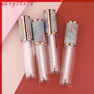 6ml Rainbow Colorful Diamond Cap Empty Clear Lip Gloss Tube With Wand Empty Lipstick Tube Tools Cosmetic Packaging Containers (1)
