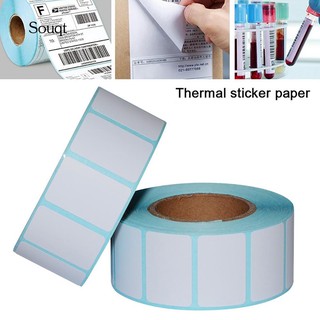 SQ 1000Pcs/Roll 30x20mm Self-adhesive Thermal Label Barcodes Sticker Printing Paper