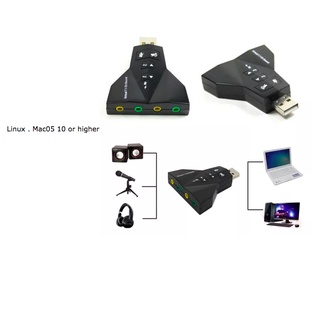 Robotsky Livestream Lossless Headset Mixer Digita Webcast Creative Usb Sound Card External virtual 7.1 ch Channel USB 3D audio dual Sound Card adapter for PC Computer gaming (7)