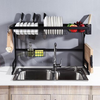 85 and 65cm Dish Rack Sink Draining Shelf Kitchen Shelves
