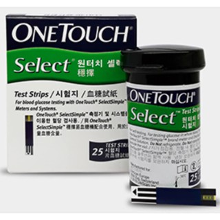 ONE TOUCH SELECT TEST STRIPS 25S