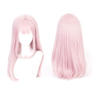 Anime Fujiwara Chika Cosplay Wig Kaguya-sama: Love Is War Long Pink Hair New