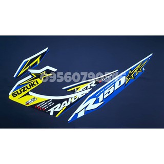 RAIDER 150 Reborn 18 MotoGP BLUE Stock Decal/Sticker