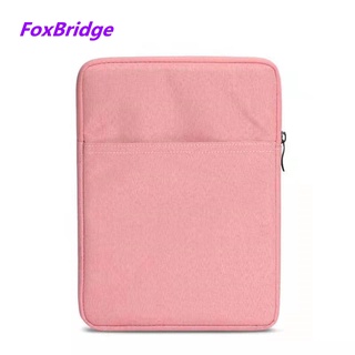 [FoxBridge] Pink/Grey Kindle Sleeve Pouch Paperwhite/Oasis/Voyage Fabric Casing Bag 2019 10th gen / 2016 8th gen / 2014 7th gen Amazon E-reader Protective Carry Bags
