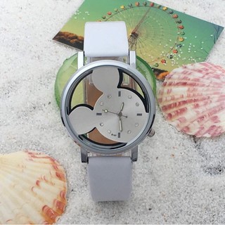 Mickey Mouse Transparent Watch(White)