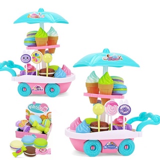 babytoys✁SAVANNAH 256 Mini Ice Cream Candy Car Toy Sweet Dessert Cart