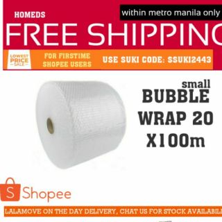 Bubble wrap 20x100meter (FREE DELIVERY METROMANILA)