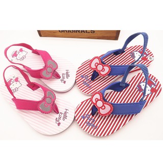 beach sandal♝▲✵Helly Kitty Travel Children Light Portable Slippers Flip-Flops Baby Girls Beach Shoes