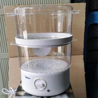 Kitchen Appliances♞❖▫astron Electric Steamer 4.8L mini 2Layer food steamer food grade plastic fs-48