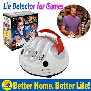 [ ]Lie Detector Tricky Adjustable Adult Micro Electric Shock Lie Detector Shocking Liar Truth Toy h