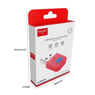 gymn USB Wireless Controller Adapter Gamepad Receiver Bluetooth-compatible Converter KUuo