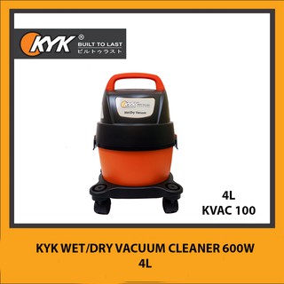 KYK WET/DRY VACUUM CLEANER 4L KVAC100 (AUTHENTIC)