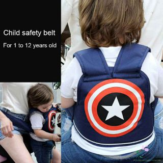 Children Safety Belt Back Strap Motorcycle Seat Harness
