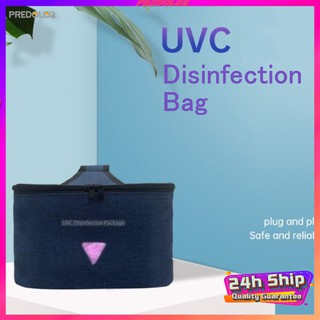 [PREDOLO2] Portable UV Sterilizing Bag UVC Disinfection Bag USB Sterilizer Box Foldable