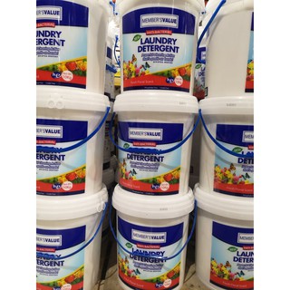 Members value powder detergent bucket 10kg