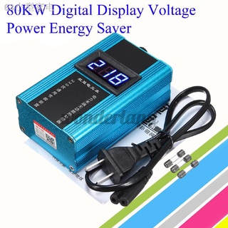 ✙✱80KW Digital Display Voltage Power Energy Saver Box Saving 110-220V