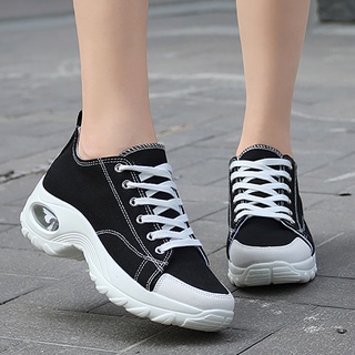 Fashion Women Canvas Shoes 2021 Breathable Casual Sneakers Air Cushion Sport Running Shoes Drop Ship