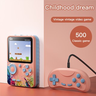 Handheld Game Console G5 Built-in 500 Games 3.0 inch Color Support doubles AV Out Retro Mini Classic Handheld Game Players Boy