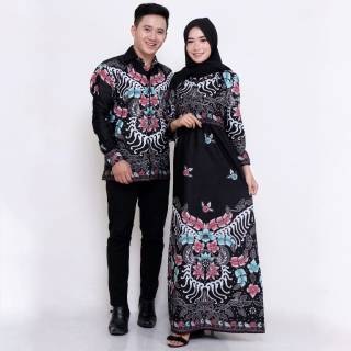 Maura Couple - Sania Ruffle Batik Couple Ori Ndoro Jowi DNT Shopee Guarantee -
